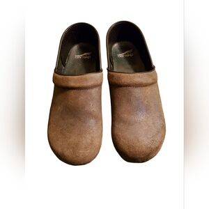 Dansko Women's Tan Suede Slip-On Loafers